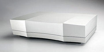 Example of the type of chassis designed and produced by Neal Feay Company. Shown is an Altair Constellation preamplifier.